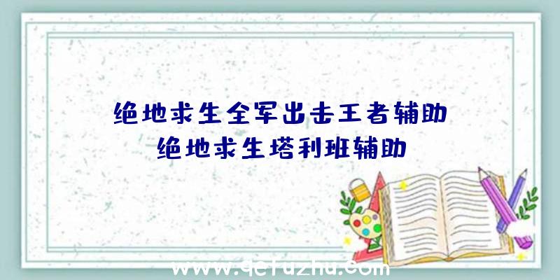 「绝地求生全军出击王者辅助」|绝地求生塔利班辅助